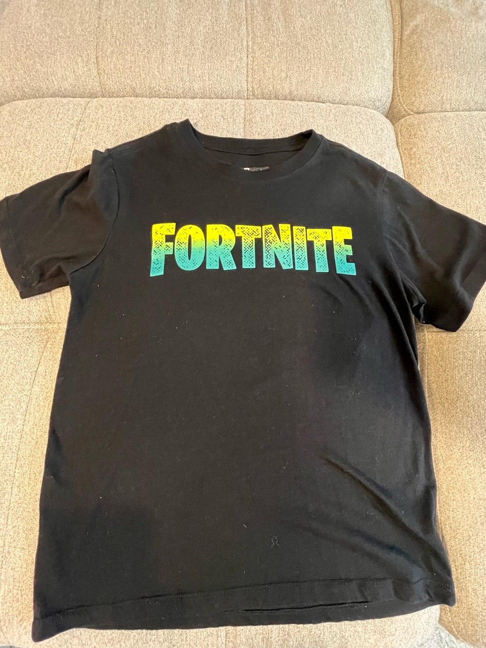 Epic Games Fortnite Lootdrop Fill Logo Boys T-Shirt Black